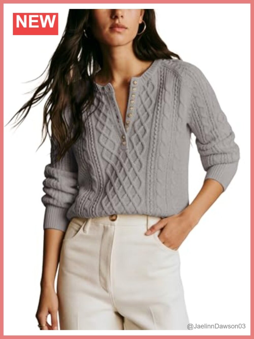 Ribbed Knit Button Down Cropped Cardigan Sweater Long Sleeve Crew Neck Loose Fit